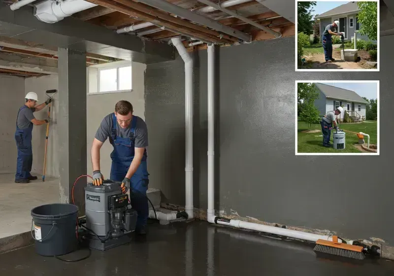 Basement Waterproofing and Flood Prevention process in Weatherby Lake, MO